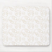 Tapis De Souris Pretty Gold Leaf Motif Pad (Devant)