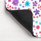 Tapis De Souris Pretty Hippy Flower-Power Mousepad (Coin)