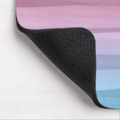 Tapis De Souris Pretty Pastel Watercolor Lines Pattern (Coin)