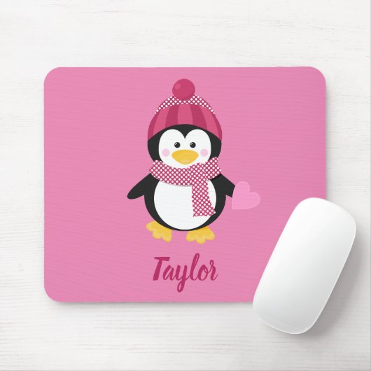 Tapis De Souris Pretty Penguin (Avec souris)