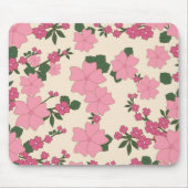 Tapis De Souris Pretty Pink Floral Pattern (Devant)