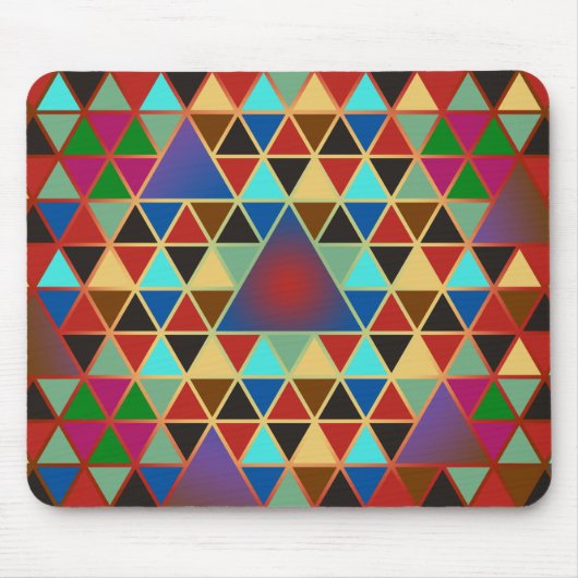 Tapis De Souris Pretty triangle pattern III + your ideas (Devant)