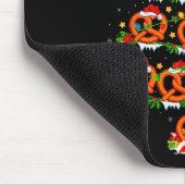 Tapis De Souris Pretzel Lover Xmas Lighting Pretzel Christmas Tree (Coin)