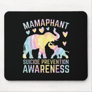Tapis De Souris Prévention du suicide Mamaphant Mama Elépha