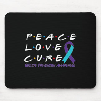 Tapis De Souris Prévention du suicide Sensibilisation Paix Amour C