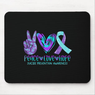 Tapis De Souris Prévention du suicide Sensibilisation Paix Amour E