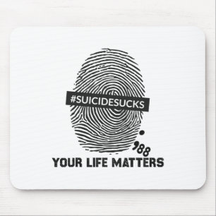 Tapis De Souris Prévention du suicide vos problèmes de vie Suicide