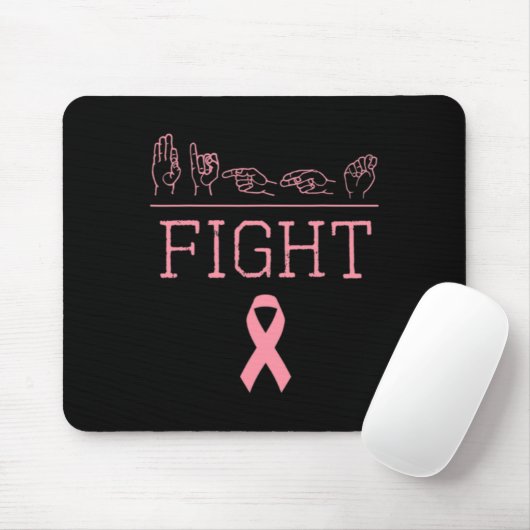 Tapis De Souris Pride Asl Lutter Contre Le Cancer Du Sein Sensibil (Avec souris)