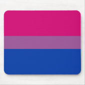 Tapis De Souris Pride bisexuelle (Bi Drapeau) (Devant)