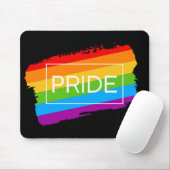 Tapis De Souris Pride Brushstroke Rainbow (Avec souris)