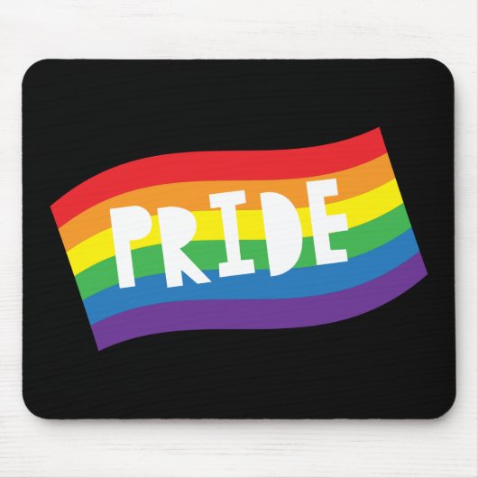 Tapis De Souris Pride Rainbow Flag (Devant)