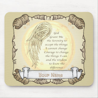 Tapis De Souris Prière Angel Serenity
