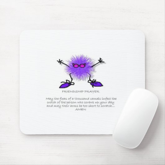 Tapis De Souris Prière d'amitié (?) (Avec souris)
