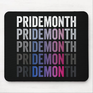 Tapis De Souris Prière Demon Bisexual Bi Pride Mois LGBTQ Gay Lesb