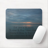 Tapis De Souris Prière Mousepad de sérénité (Avec souris)