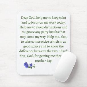 Tapis De Souris Prière personnalisable 