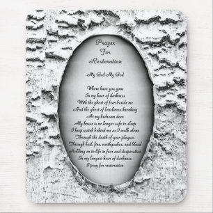 Tapis De Souris Prière pour la restauration