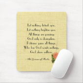 Tapis De Souris Prière Signet de St. Teresa (Avec souris)