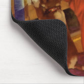 Tapis De Souris Prières au coucher, Fille avec chiot, Religion Vin (Coin)