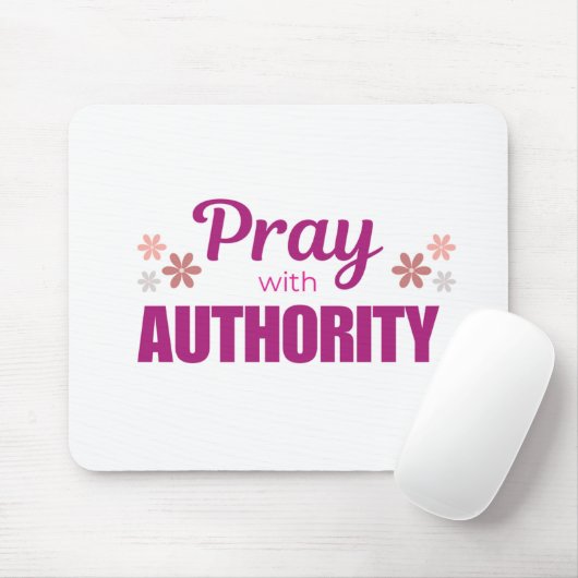 Tapis De Souris Priez avec Autorité Mousepad (Avec souris)