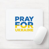 Tapis De Souris Priez Pour L'Ukraine (Avec souris)