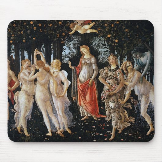 Tapis De Souris Primavera, Sandro Botticelli, 1482 (Devant)