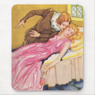 Tapis De Souris Prince Charming baiser Beauté dormante
