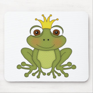 Tapis De Souris Prince de grenouille de conte de fées avec la