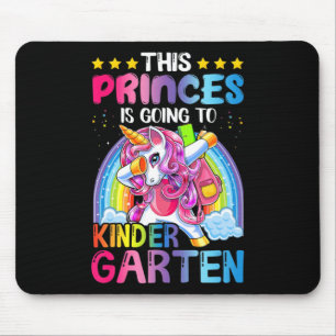 Tapis De Souris Princesse Aller à la maternelle Don Retour à l'éco