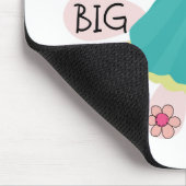 Tapis De Souris Princesse Big Soeur Cheveux Brown (Coin)