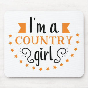 Tapis De Souris Princesse Cowgirl Sassy Danse en Ligne Country Che