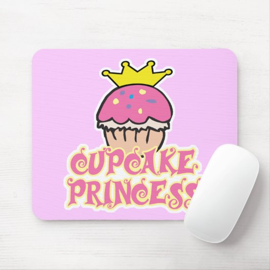 Tapis De Souris Princesse Cupcake (Avec souris)