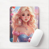 Tapis De Souris princesse d'anniversaire (Avec souris)
