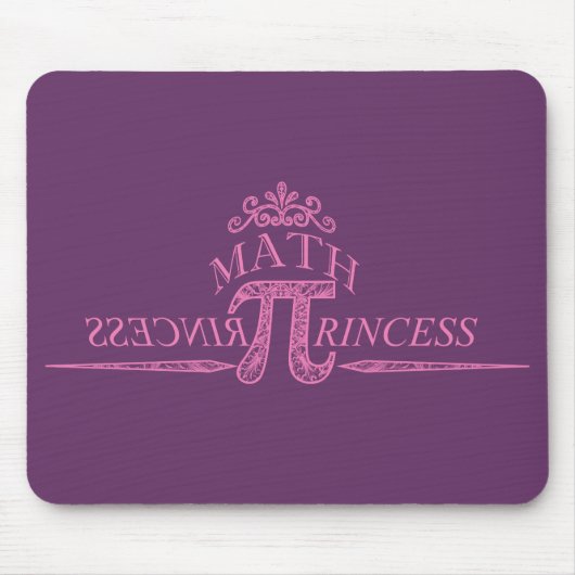 Tapis De Souris Princesse de maths (Devant)