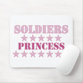 Tapis De Souris Princesse de soldats (Avec souris)