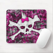 Tapis De Souris Princesse du crâne punk (Avec souris)