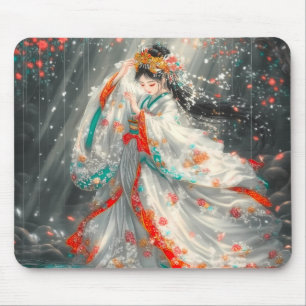 Tapis De Souris Princesse Ethereal dans un jardin d'Imaginaires
