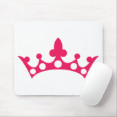 Tapis De Souris Princesse Rose Tiara (Avec souris)