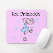 Tapis De Souris Princesse Tshirts et cadeaux de patinage de glace (Avec souris)