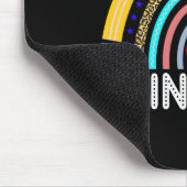 Tapis De Souris Principal Boho Rainbow Leopard Back To School Prin (Coin)