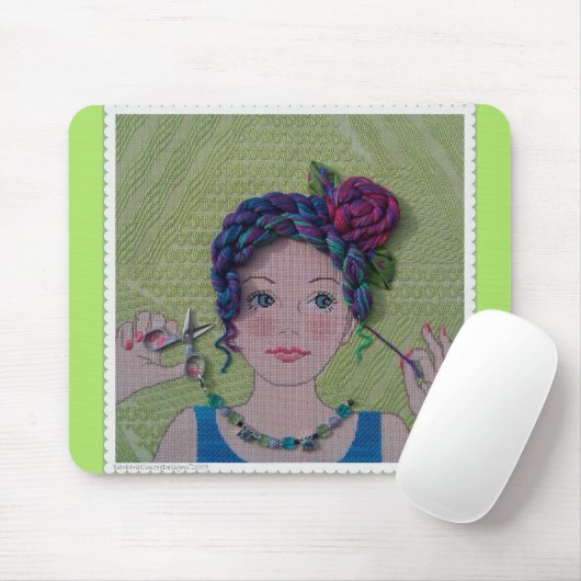 Tapis de souris principal d'écheveau (Avec souris)