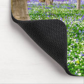 Tapis De Souris Printemps dans la forêt bleue (Coin)