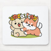 Tapis De Souris Printemps dans la laideur - Illustration de chien (Devant)