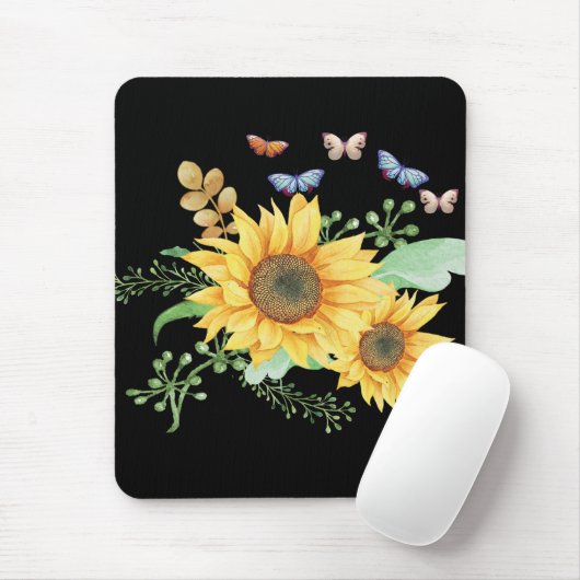 Tapis De Souris printemps de tournesol (Avec souris)