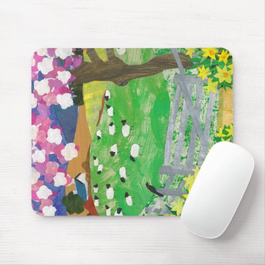 Tapis De Souris Printemps Mousepad (Avec souris)