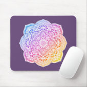 Tapis De Souris Prism Flower Mandala Mousepad (Avec souris)