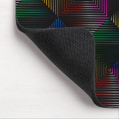 Tapis De Souris Prison arc-en-ciel en noir (Coin)