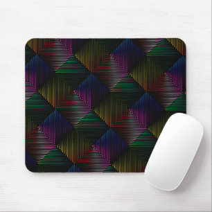 Tapis De Souris Prison arc-en-ciel en noir