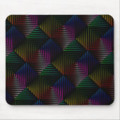Tapis De Souris Prison arc-en-ciel en noir (Devant)