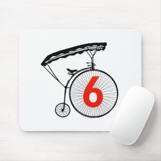 Tapis De Souris Prisonnier numéro 6 (Avec souris)